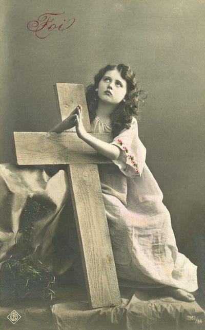 Praying girl by French Photographer